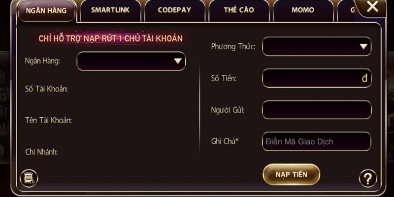Những Lưu Ý Quan Trọng Khi Nạp Tiền 789WIN