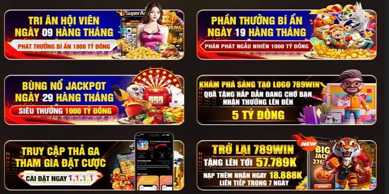 Ưu đãi cực chất tại 789win